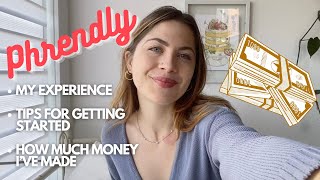 My experience on Phrendly, tips for getting started and how much $$ I've made