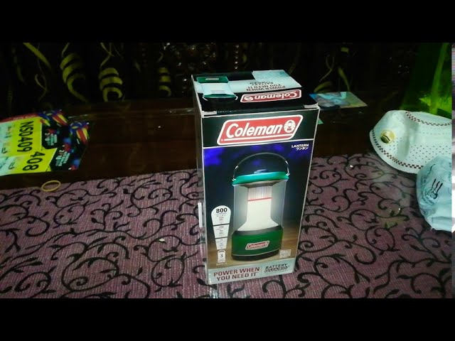 Coleman 800 Lumen LED Lantern with BatteryGuard - Black