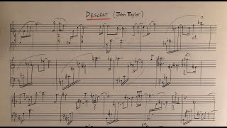 Descent, John Taylor [full piano transcription] - YouTube