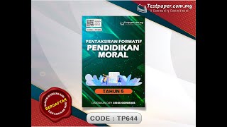 1 SET MODUL PENTAKSIRAN FORMATIF PENDIDIKAN MORAL TAHUN 5