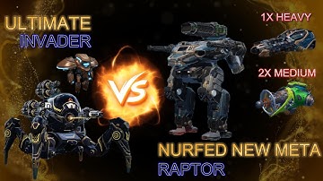 RAPTOR VS ALL ULTIMATE INVADER - WAR ROBOTS