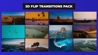 3D Flip Transitions Pack | Download Cool Transitions Now | After Effects