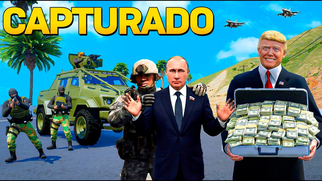 DONALD TRUMP ME PAGÓ $10,000,000 POR CAPTURAR A PUTIN GTA 5 RP