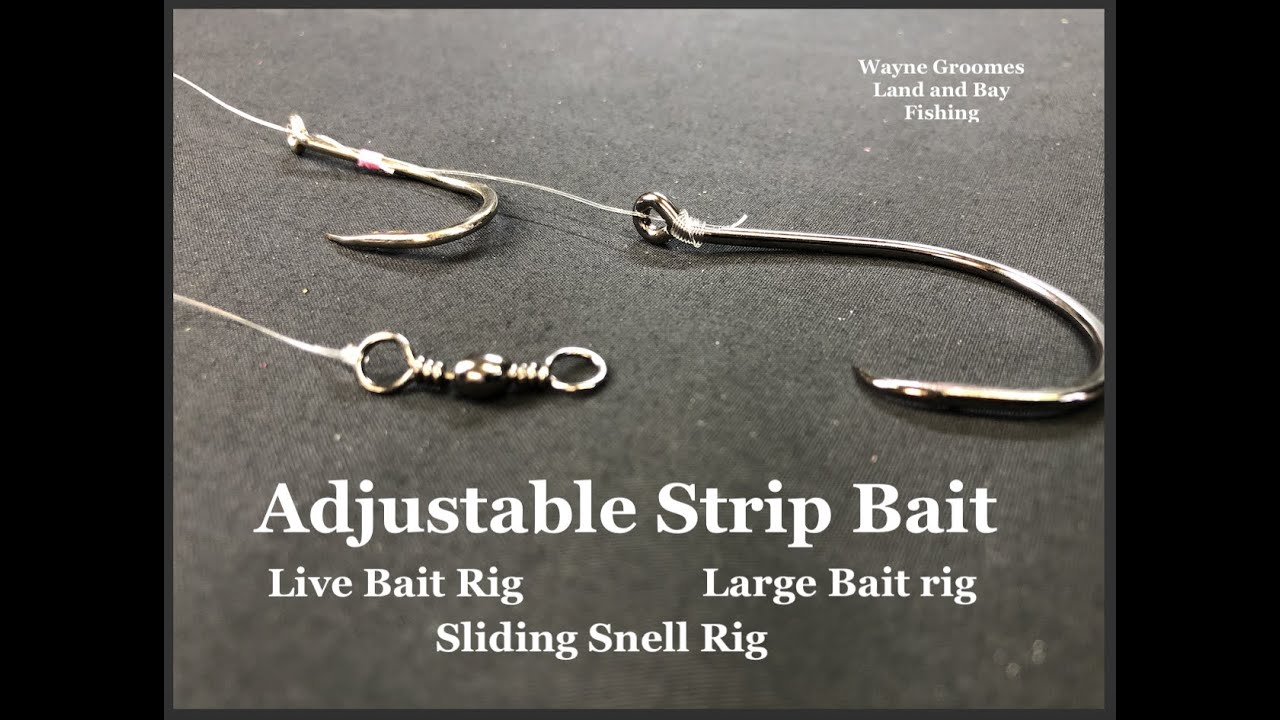 Easy knot for Sliding or Adjustable Strip Baits 