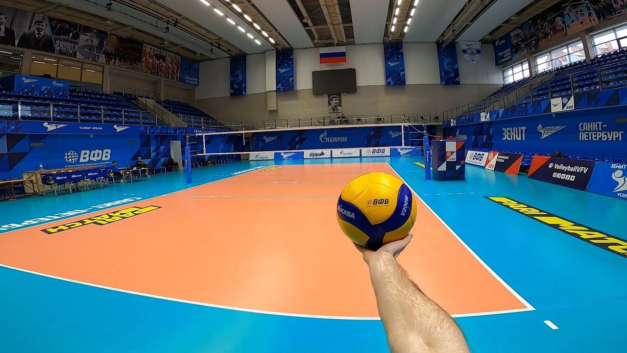 Волейбол от первого лица | VOLLEYBALL FIRST PERSON TRAINING | ZENIT ST. PETERSBURG | 2021 | Ковалев