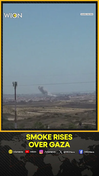 Israel-Gaza War: Blast Heard, Smoke Rises Over Gaza | WION Shorts