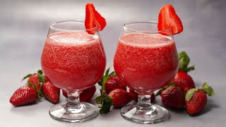 Refreshing Strawberry Juice Recipe | Easy Summer Drinks Recipe | Yummy