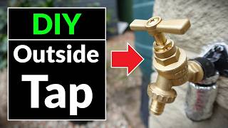 How to Fit a New Outside Tap - Quick & Easy!