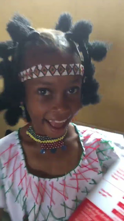 @school cultural day,she is representing Fulani tribe #highlights #everyone #fypyoutube