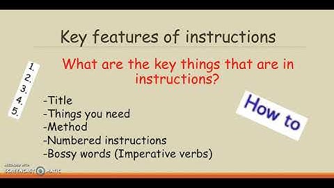 English Flipped Learning- Following Instructions