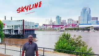 A view from Newport, KY to Cincinnati skyline 