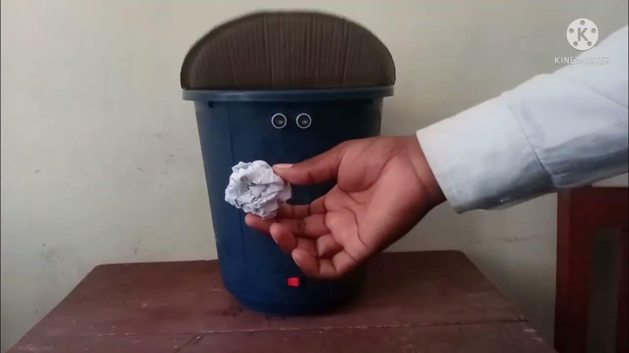 How to make smart dustbin using with arduino uno,altrasonic sensor,DC ...