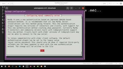 Install MySQL server and Workbench on Ubuntu Linux