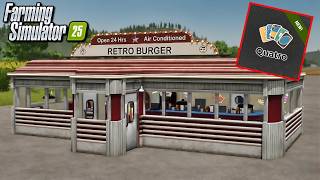 New Mods - American Diner, "UNO" Card Game, & Frankenmuth Update 1.3! | Farming Simulator 25 screenshot 2