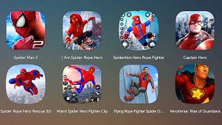 The Amazing Spider-Man 2,I Am Spider Rope Hero,Spiderblox Rope Fighter,HeroVerse Rise of Guardians screenshot 2