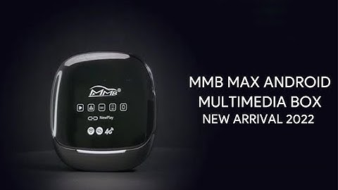MMB MAX Android Multimedia Box For Wireless Apple Carplay and Android Auto