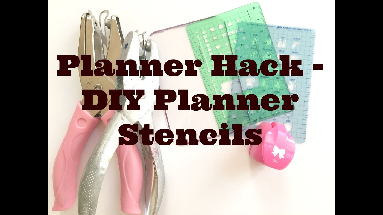 Planner Hack: DIY Planner Stencils 