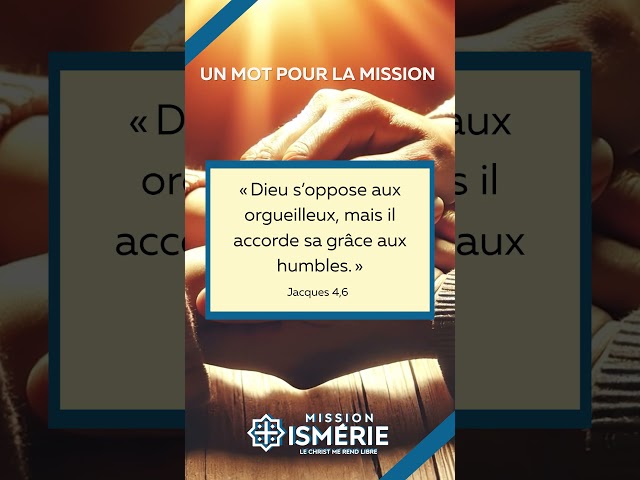 Le mot du jour : Humilité