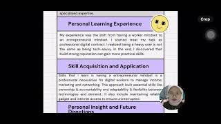 UBM599: Self-Reflection of Digital Workforce
