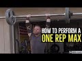 How To Ramp Up To A One Rep Max - Percentages and Rest Intervals