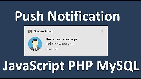 Push Notification Project PHP - Free Source code download