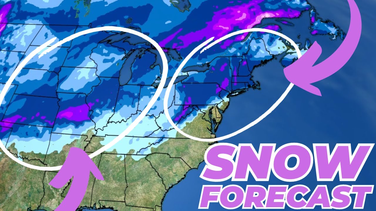 Back-To-Back Storms Will Bring Heavy Snow, Ice and Severe Storms - YouTube