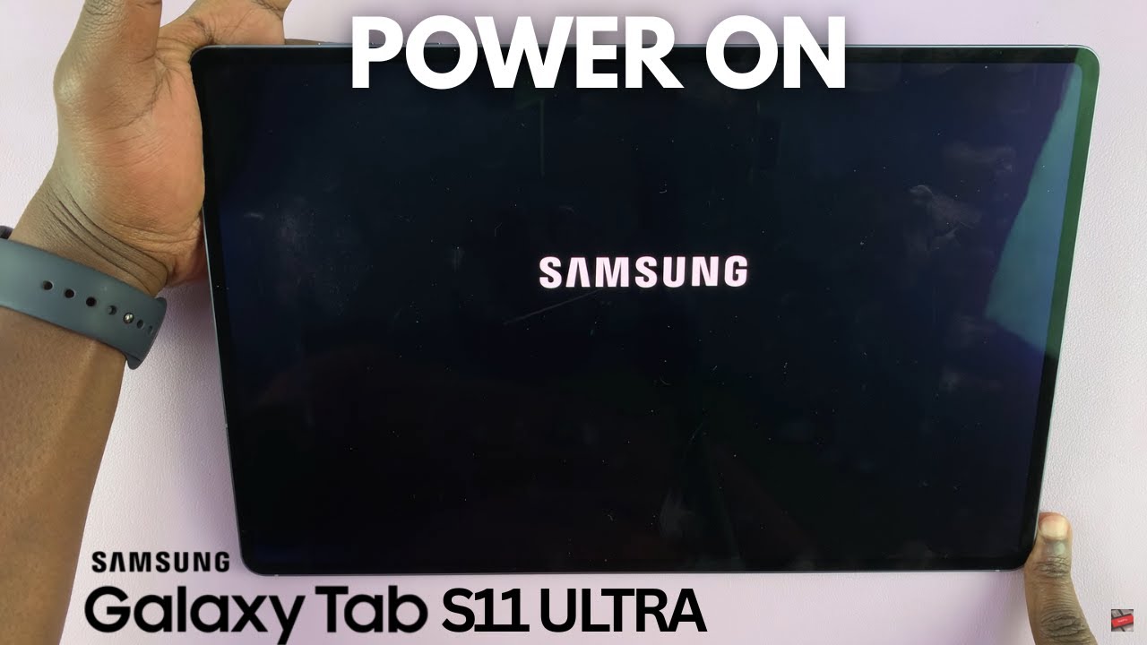 How To Turn ON Samsung Galaxy Tab S11 Ultra - YouTube
