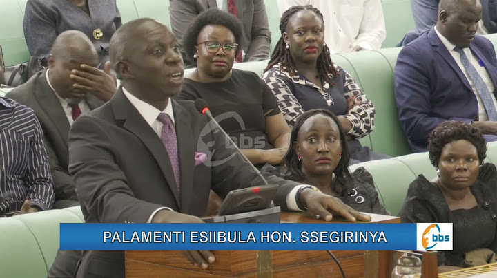 Hon. Nsereko anyonnyodde Ssegirinya omutuufu ababaka nebafa enseko