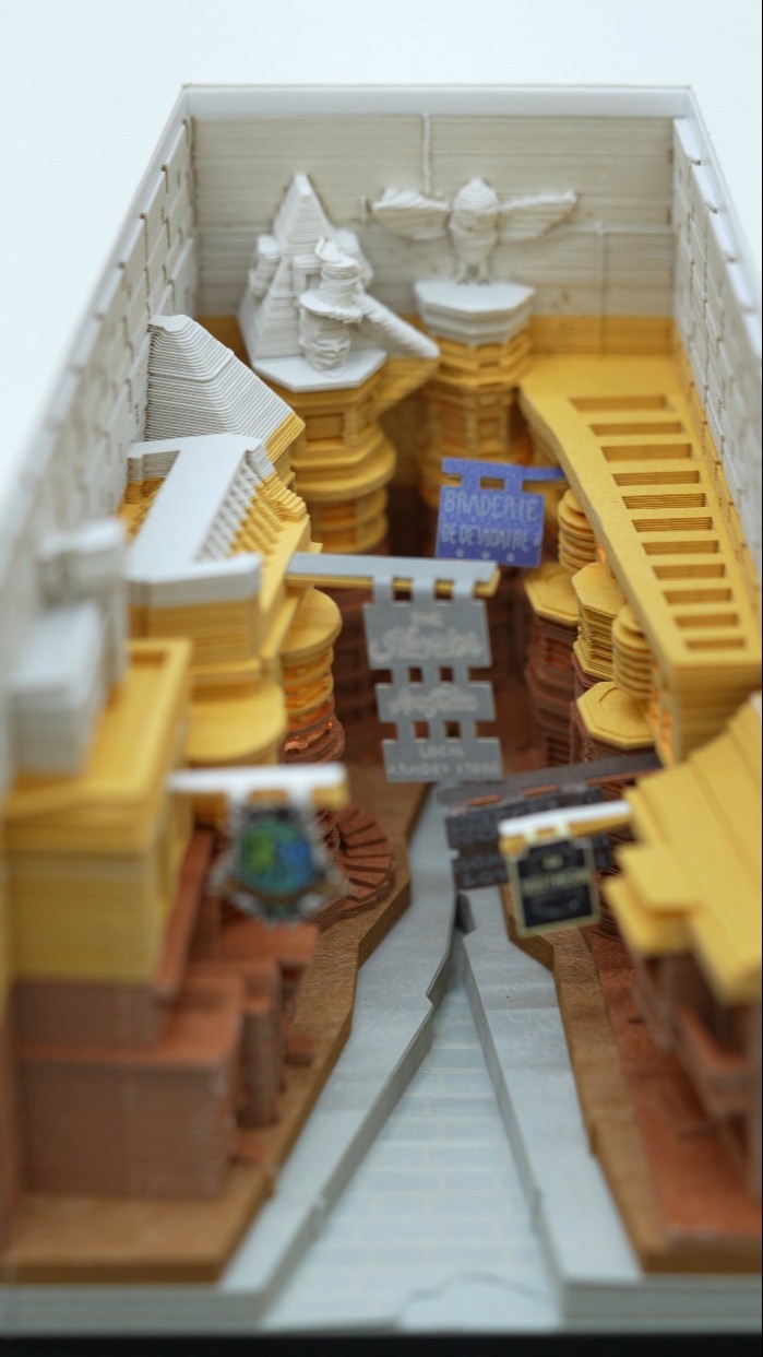 Magical 3D Calendar House #bluebox