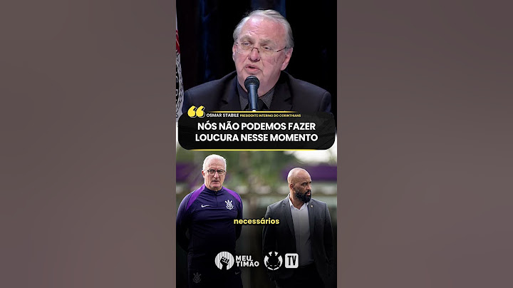 OSMAR STABILE FALA SOBRE AS CONTRATAÇÕES SOLICITADAS PELO DORIVAL JR.