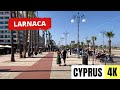 ЛАРНАКА [4K] Прогулка по центру города и набережной Финикудес / КИПР 2021