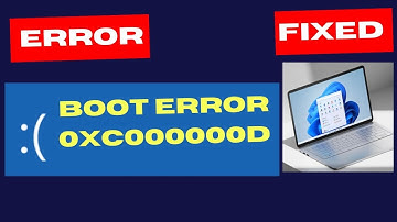 Boot Error 0xc000000d PC needs to be repaired on Windows 11 / 10 Fixed