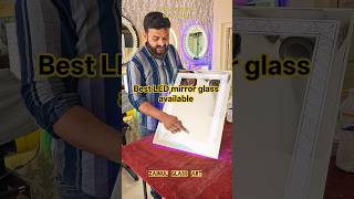 profile led mirror touch sensor| LED Mirror|#glassdoor #ledmirror #home #zainulglassart#glassart ...