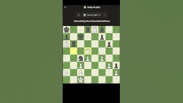 chess.com daily puzzle 29/10/2024  #chess  #playchess #chessgame #chespuzzle #checkmate