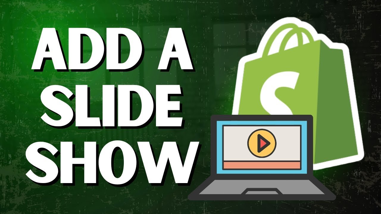 Shopify Slideshow How To Add A Dynamic Slideshow To Your Shopify Store! - YouTube