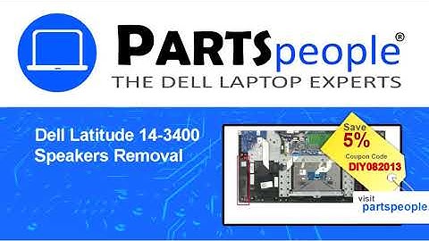 Dell Latitude 3400 (P111G001) Speakers How-To Video Tutorial