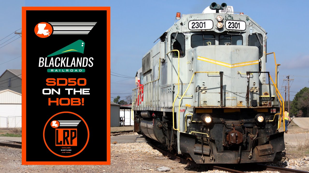 EMD SD50 on the HOB! (Blacklands Railroad) YouTube