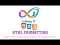HTML Formatting