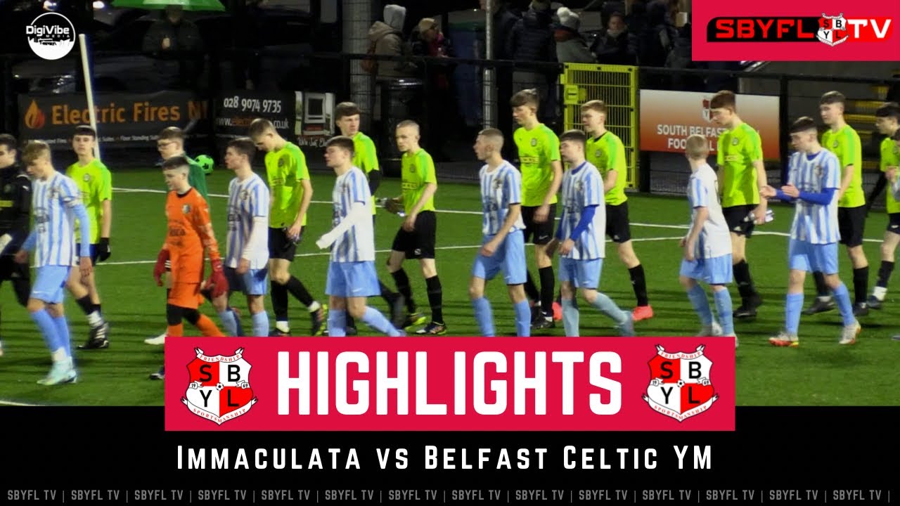 Immaculata v Belfast Celtic YM - Under 16 Second Supplementary League Cup Final - January 2023