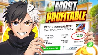 FREE FIRE 🔥 MOST PROFITABLE TOURNAMENT APP 😱 || Tournament Make You Rich ⁉️ screenshot 2