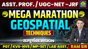 UGC NET/JRF 2025 🚀 GIS + REMOTE SENSING + GPS ONE CLASS MEGA MARATHON 