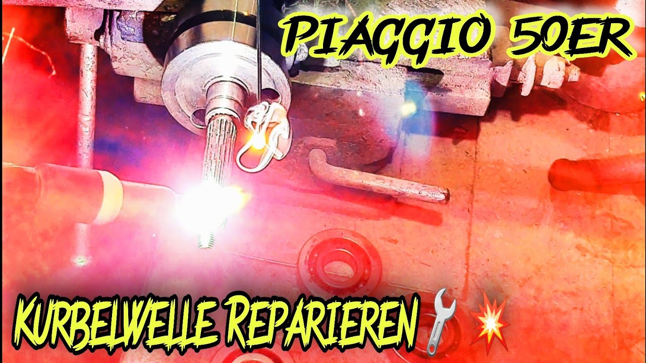 🔧REPARATUR VON EINER PIAGGIO KURBELWELLE 🔧 INKLUSIVE VARIOMATIK SIMULATION  ⭕️ VOLLES VIDEO 🔩
