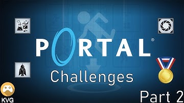 Portal (2025 Version) Walkthrough With Steam Achievements Part 2 - Challenges 🥇🥇