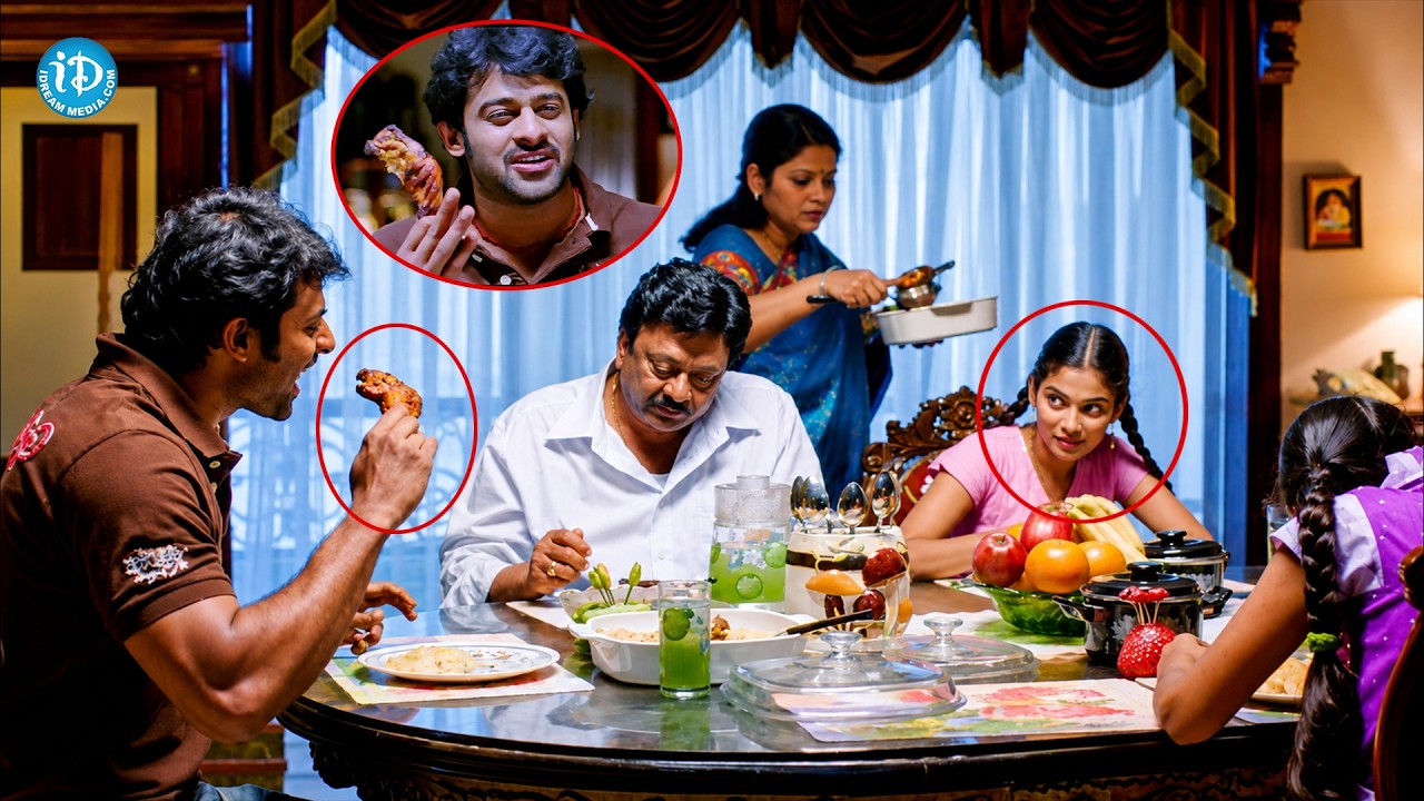 Prabhas Funny Eating Scene 😂| Billa Movie Best Comedy | iDream Vizag