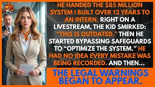 After 12 Years, CEO Handed My $85M System to an Intern - I Resigned, Then Legal Flags Started Rising