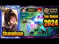 Top global gameplay shangguan 2024  honor of kings global 2024