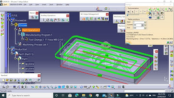 Catia Nc Programming Exercise - 53 #facing #pocketing #profilecontouring #drilling #catianc #ncprogr