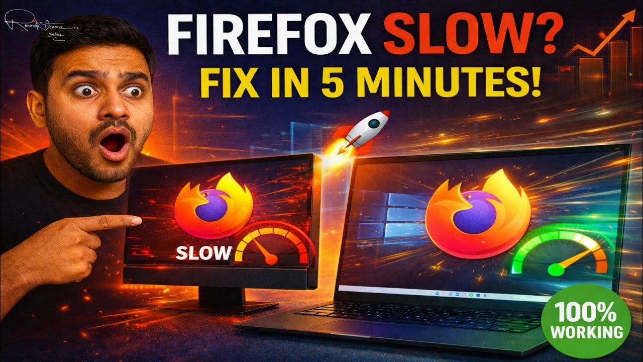 Firefox Running Slow? 🚀 Fix It in 5 Minutes!
