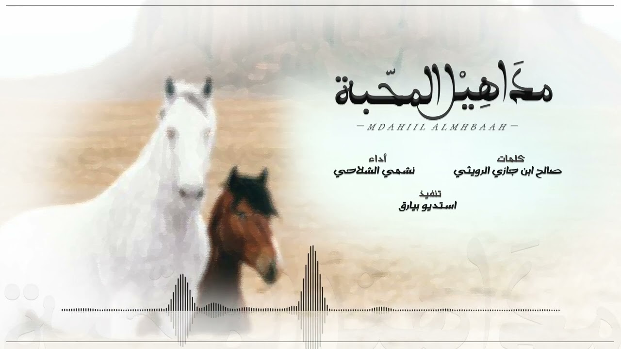 مداهيل المحبة 🎙🎵⭐️ | أداء نشمي الشلاحي