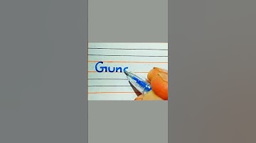 :Gungun: Name Calligraphy || Lettering my subscribers names #shorts #calligraphy #handwriting
